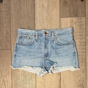 NWOT Madewell denim shorts. Size 29.